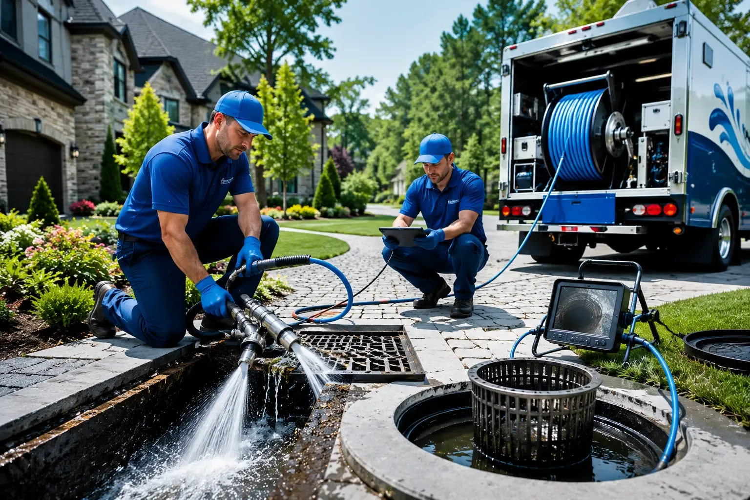 Local outdoor drain cleaning professionals in Sherman, ME