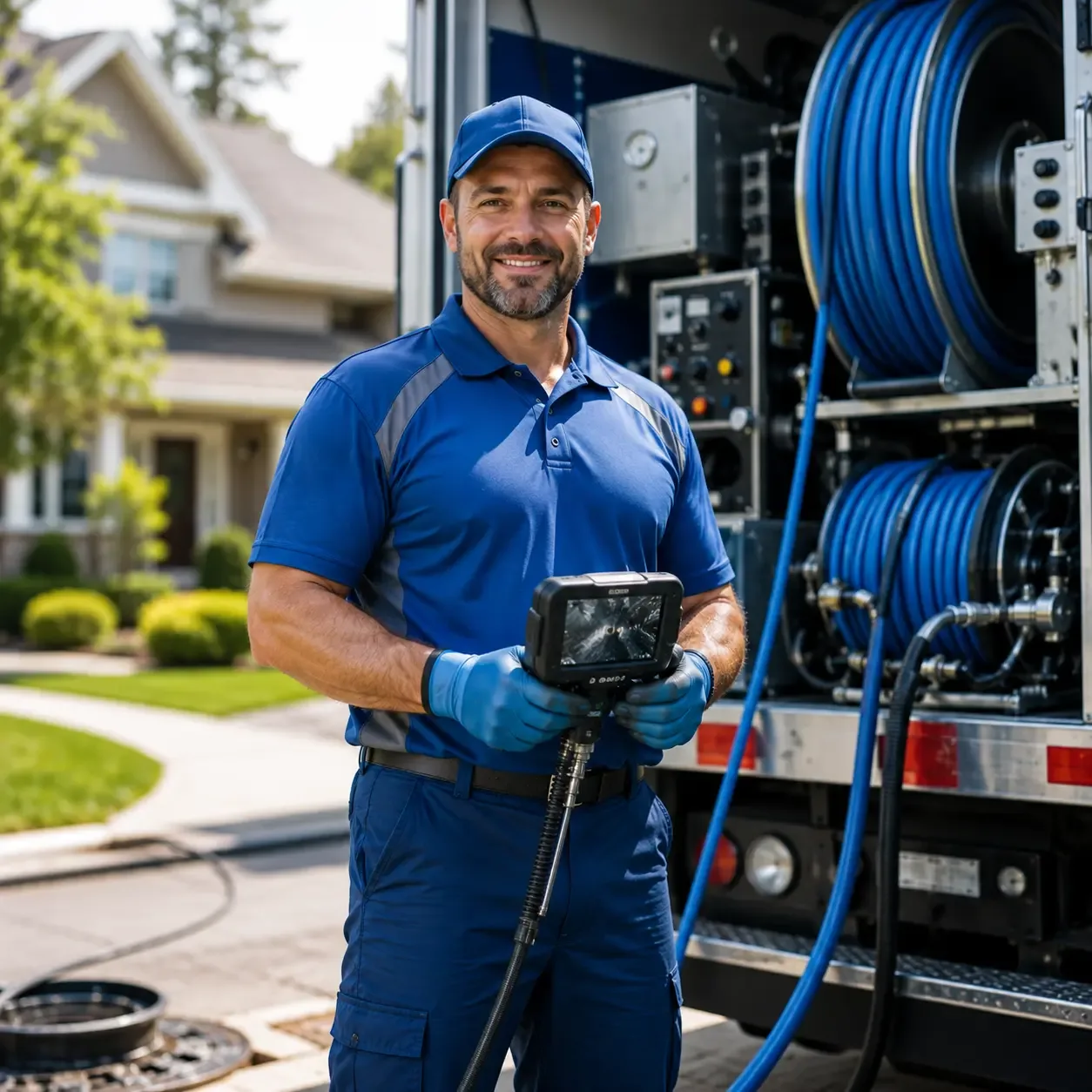 Local outdoor drain cleaning specialists in Sherman, ME